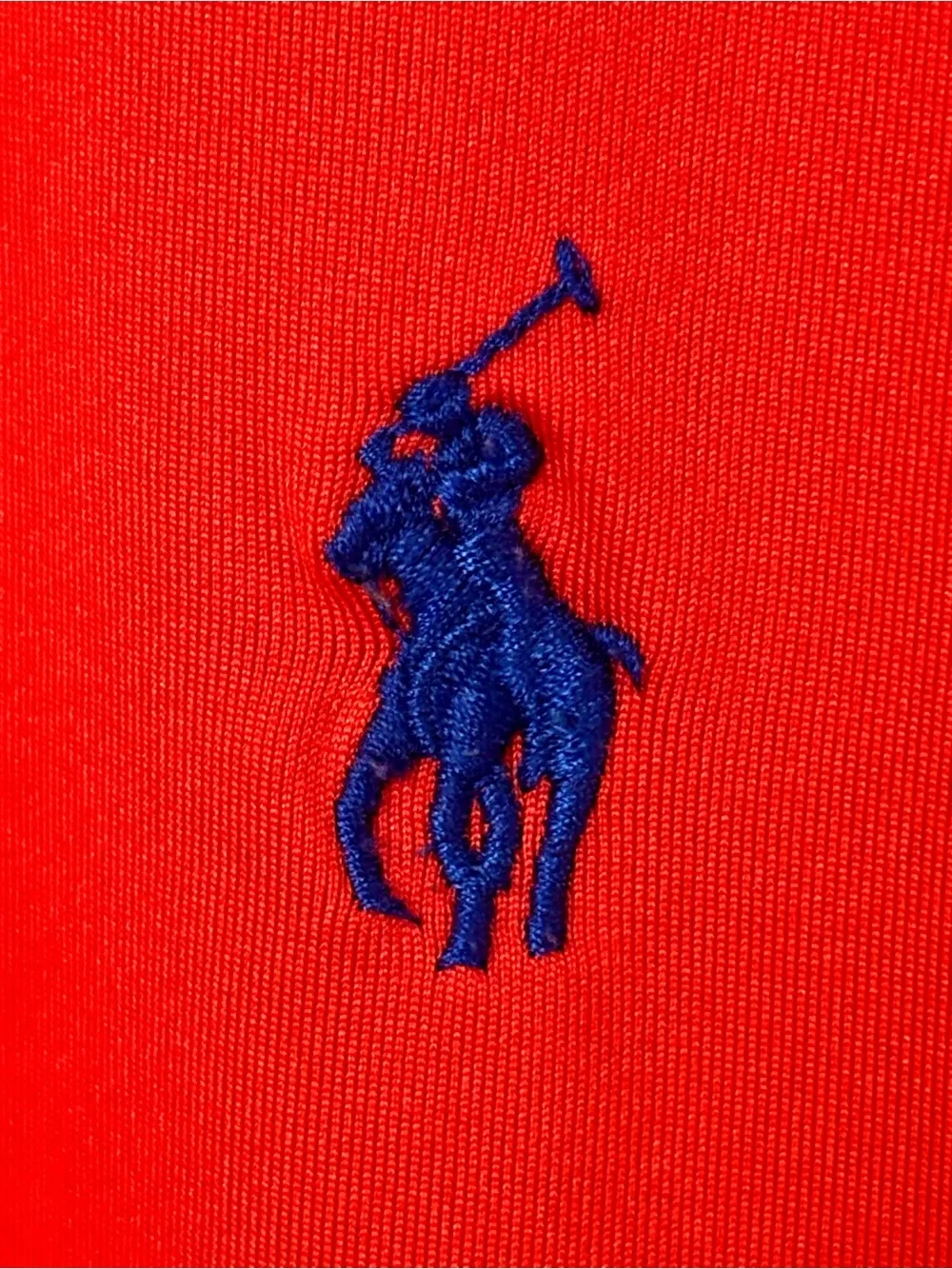 Polo Ralph Lauren Men’s Performance Polo - Size L - Red & Blue